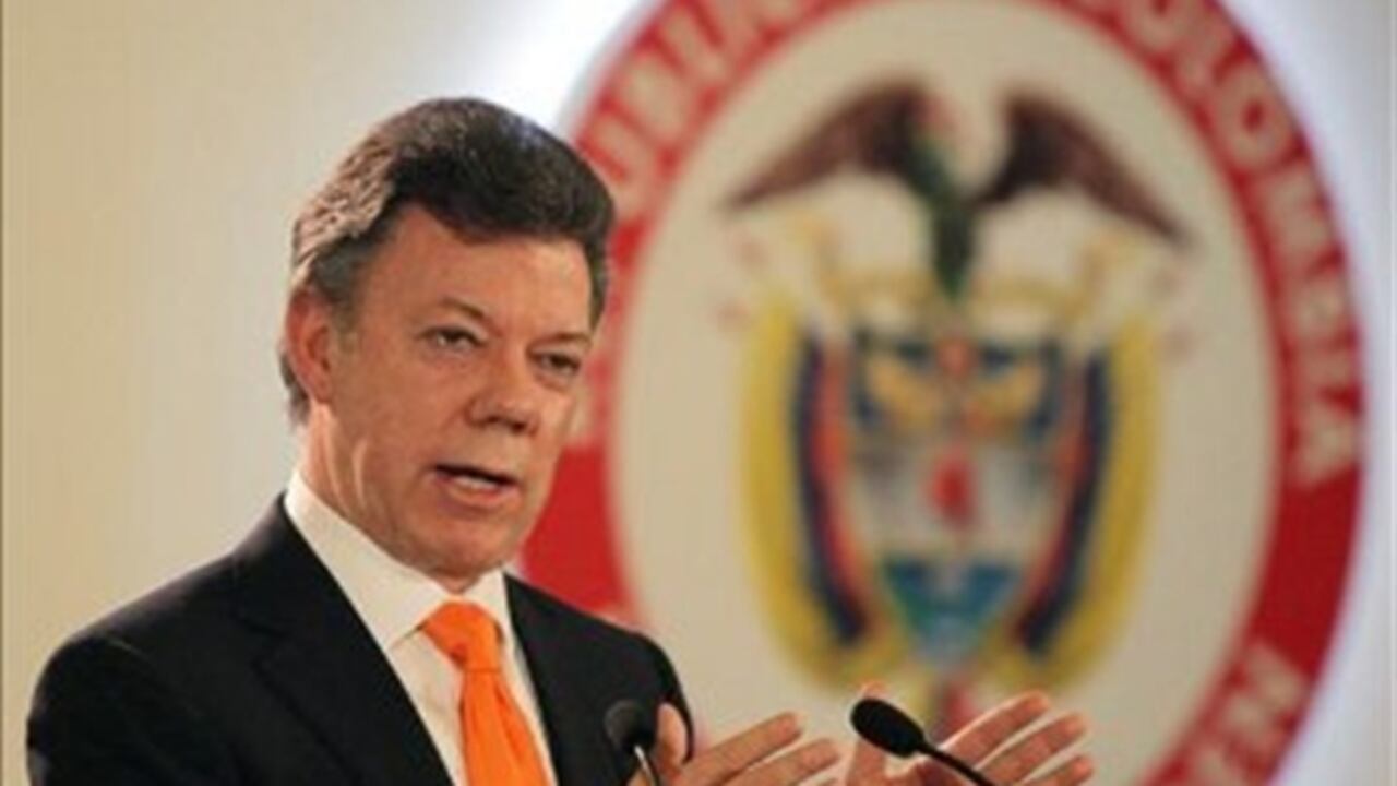 Presidente de Colombia, Juan Manuel Santos.
