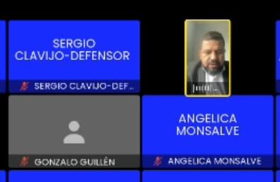 Wilson Devía, sindicalista de la UNP, en audiencia de imputación de cargos.