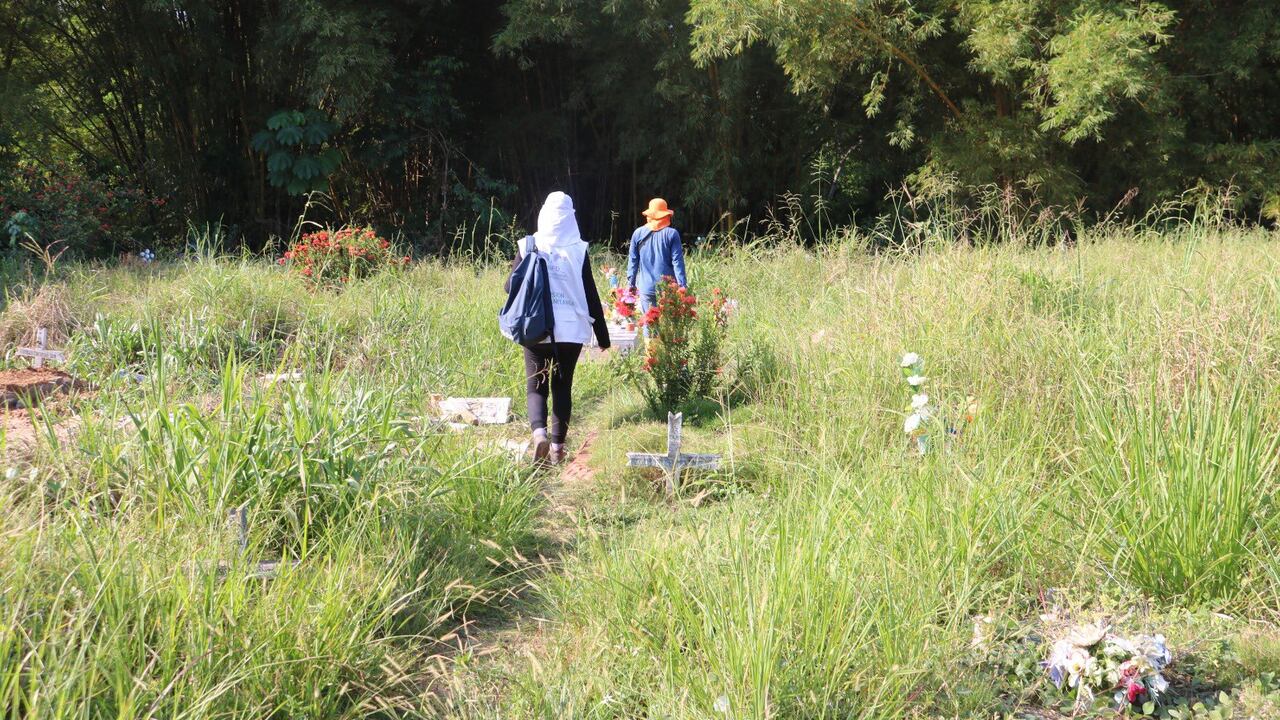 El hallazgo se dio en el cementerio La Resurrección.