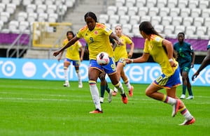 Valerin Loboa (9) marcó el tanto de la victoria de Colombia frente a Nigeria por los cuartos de final del Mundial Femenino Sub-20 del 2026.