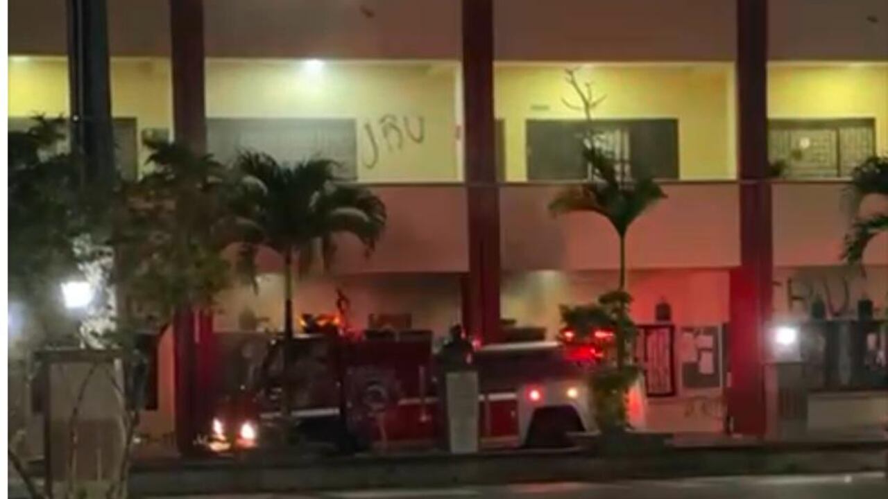 Universidad Tecnológica de Chocó vandalizada