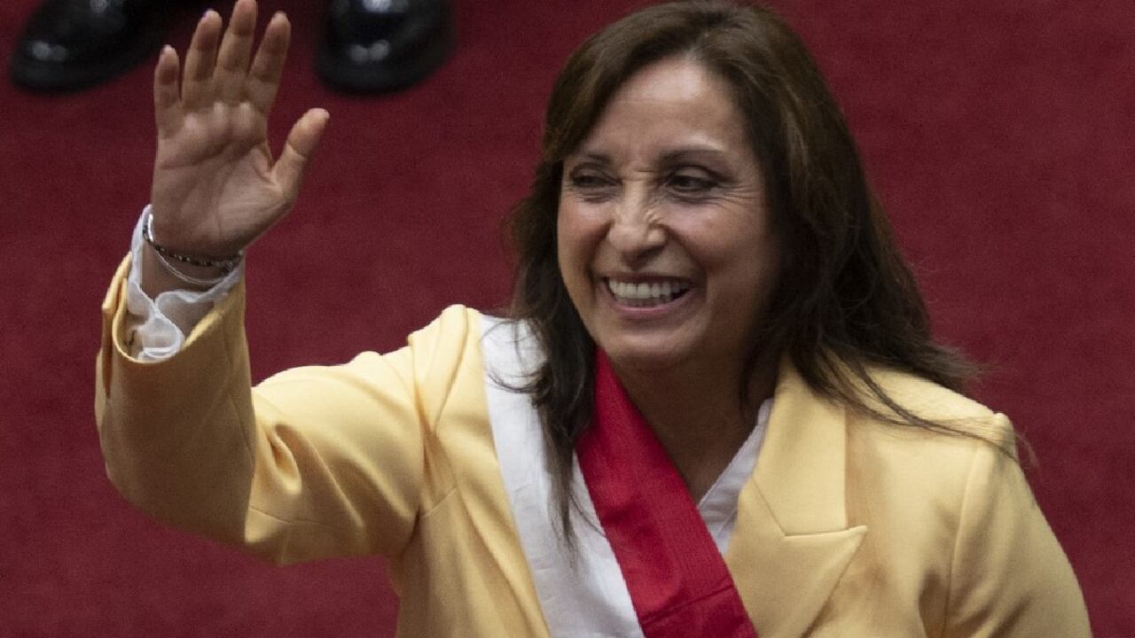 Dina Boluarte, nueva presidenta de Perú.