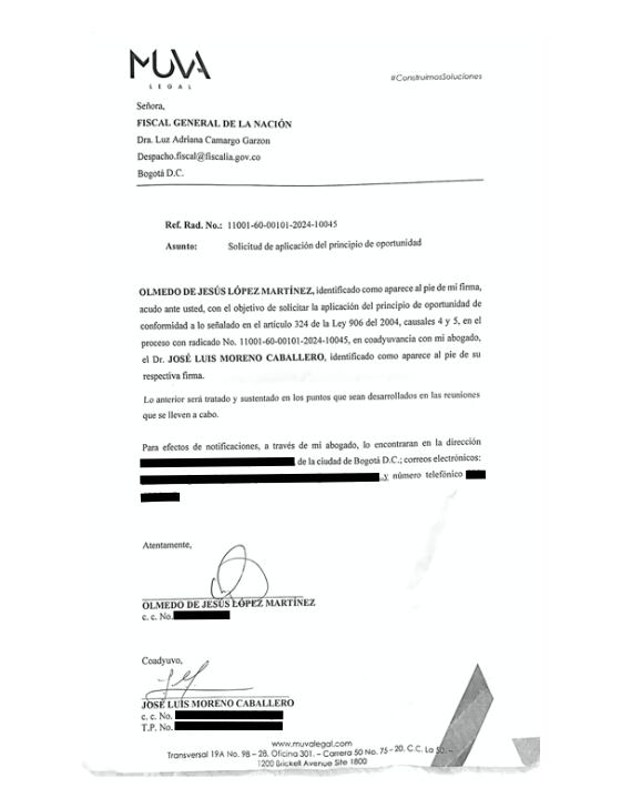Documento Olmedo López