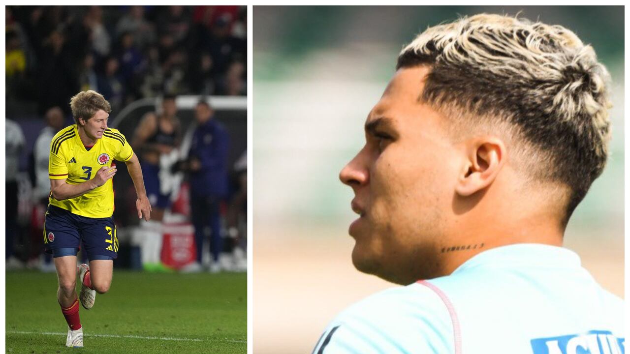 Andrés Llinás y Juan Fernando Quintero en la Selección Colombia.