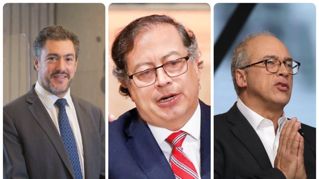 Juan Carlos Echeverry y Juan Ricardo Ortega se pronunciaron sobre la propuesta del presidente Gustavo Petro. (Fotos: GEB/Guillermo Torres)