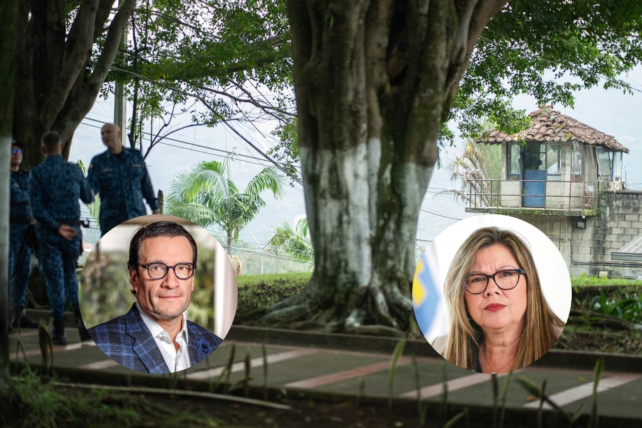 Ministro designado Iván Cancino, fiscal Luz Adriana Camargo y la cárcel de Itagüí.