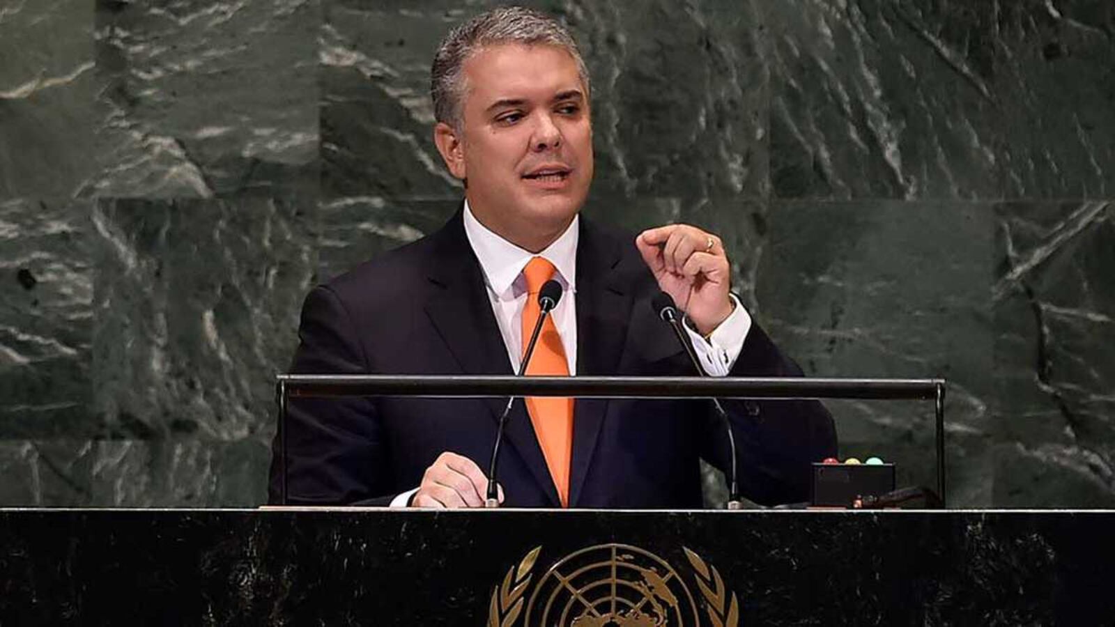 Duque en la Asamblea General de la ONU.