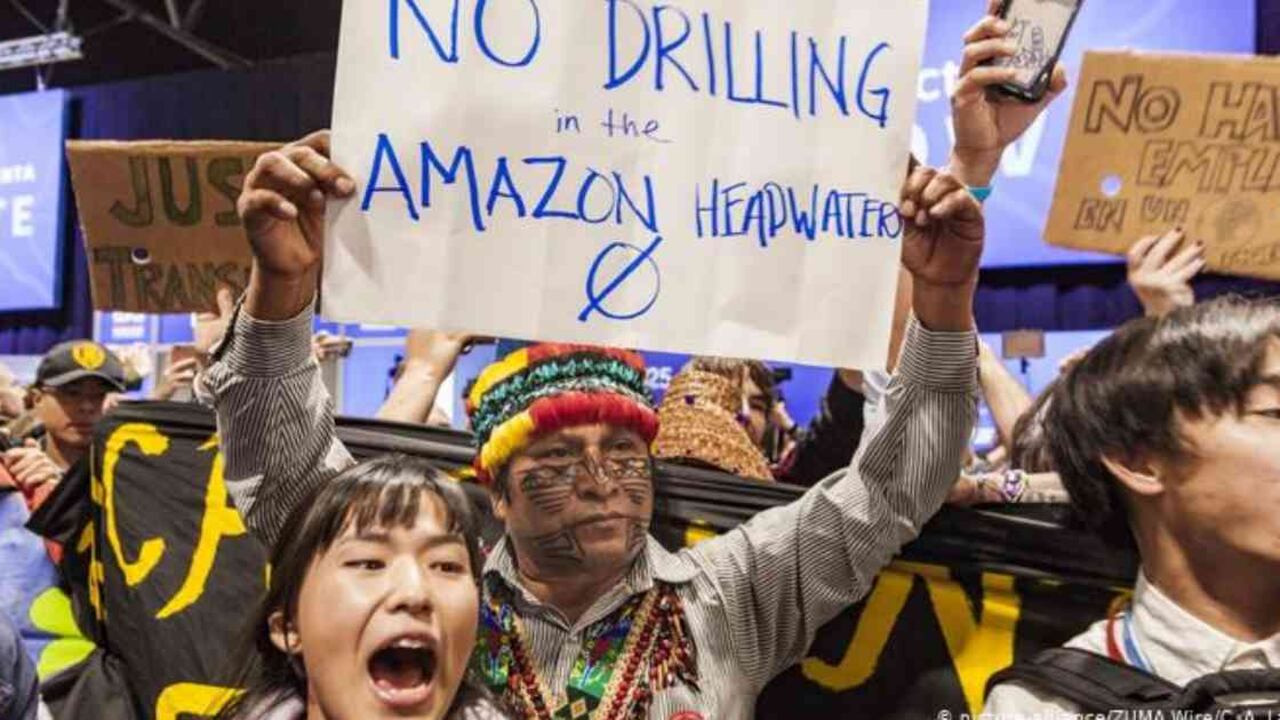 Las comunidades indígenas que residen en esa zona protestaron por el proyecto en la COP25. Foto: DW
