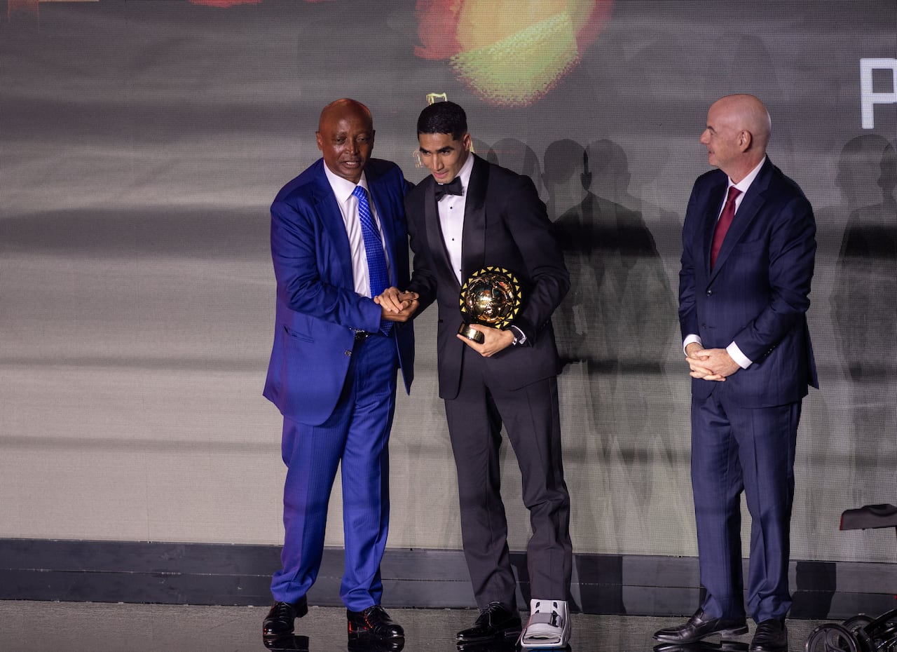 Achraf Hakimi elegido como el mejor jugador africano del año.