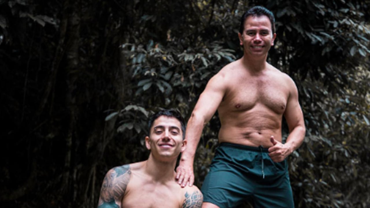 Andy tiene una relación cercana con su padre, Jhonny Rivera- Foto tomada Instagram @andyrivera