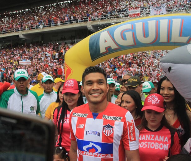 Teófilo Gutiérrez, ídolo del Junior que volverá a llenar el Metropolitano, esta vez para su despedida