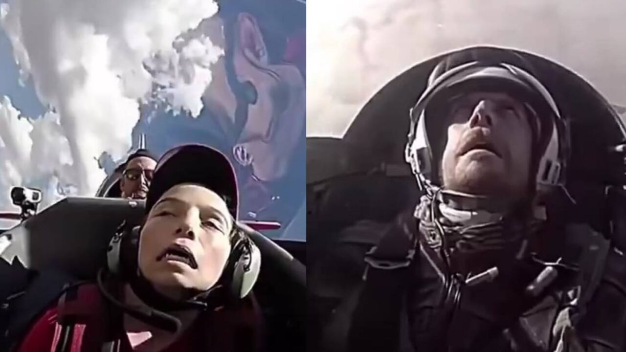 Voluntarios se someten a la Fuerza G