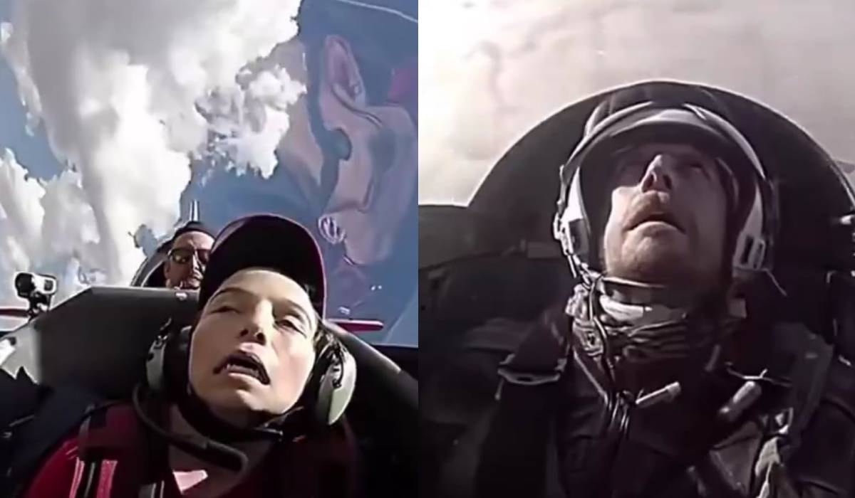 Voluntarios se someten a la Fuerza G