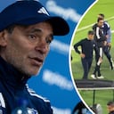 Fabián Bustos, DT de Millonarios, pagó los platos rotos por la derrota.