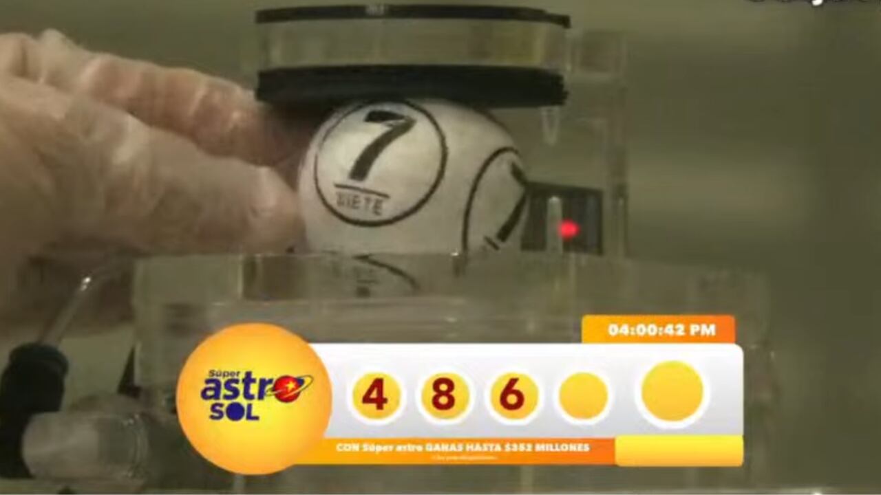 Sorteo de Súper Astro Sol del 10 de enero de 2026.