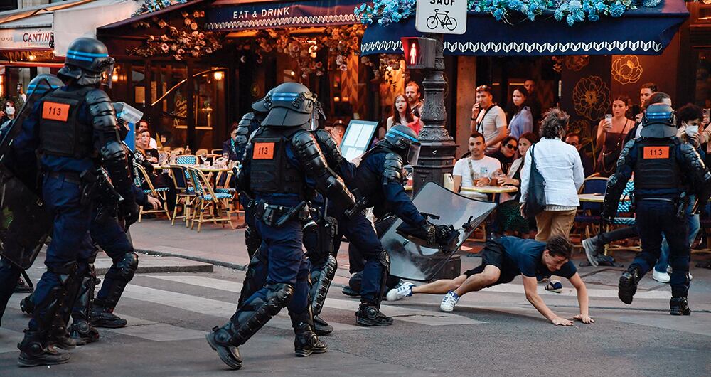 Protestas en Francia.