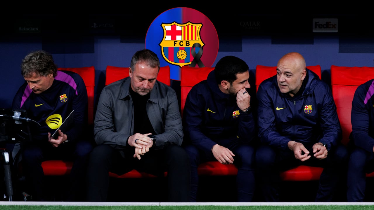 Hansi Flick, DT del Barcelona, supo de la muerte de su padre previo al clásico.