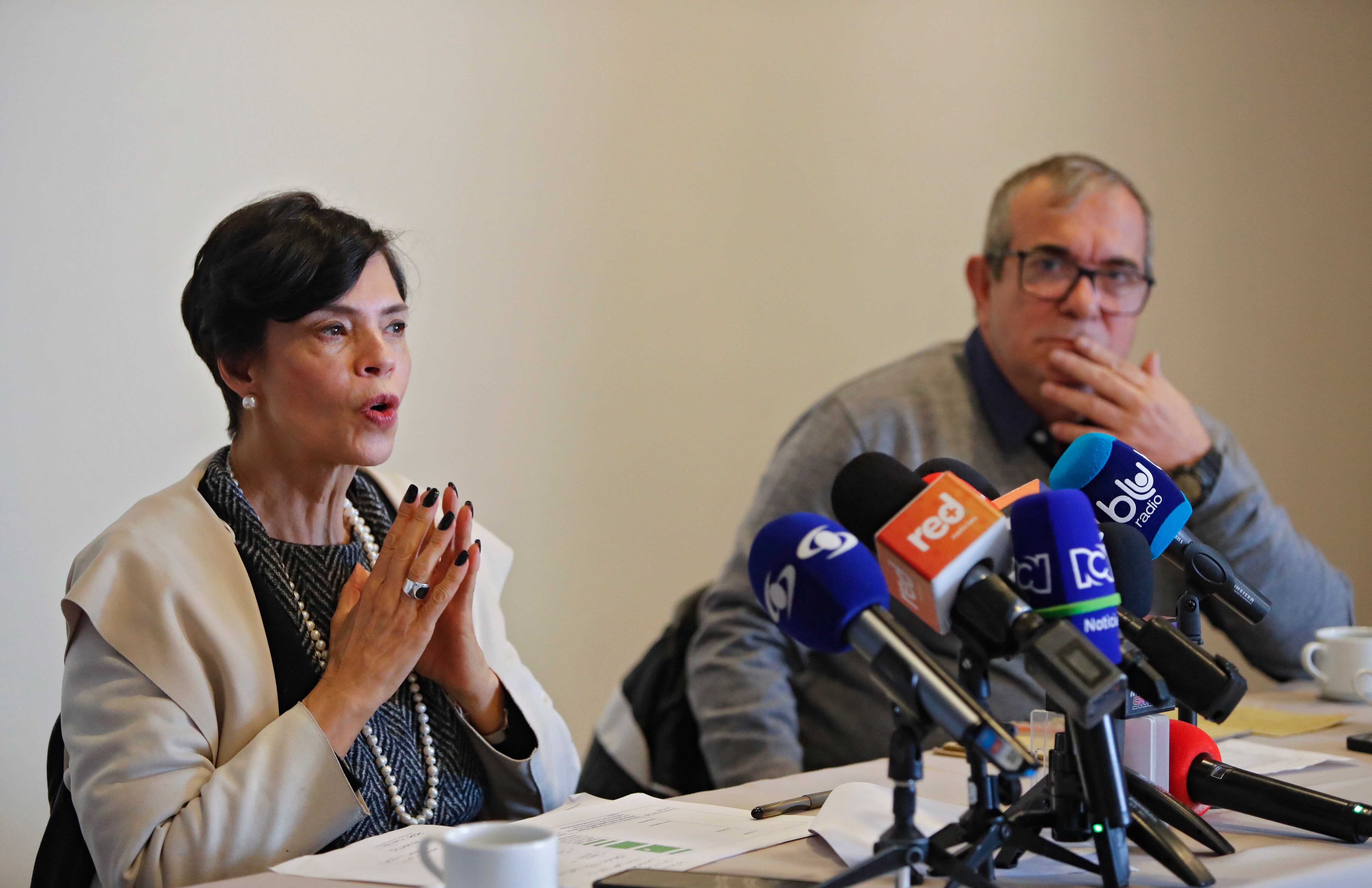 Bertha Lucía Fries
 Víctima atentado Farc El Nogal en rueda de prensa con Rodrigo Londoño después de 19 años del atentado
Bogota feb 7 del 2022
Foto Guillermo Torres Reina / Semana