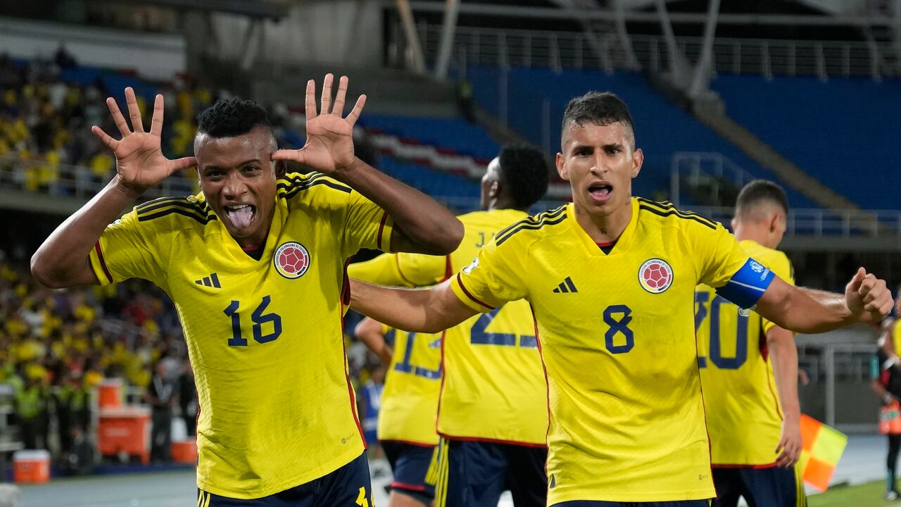 Óscar Cortés y Gustavo Puerta, figuras de la Selección Colombia Sub-20