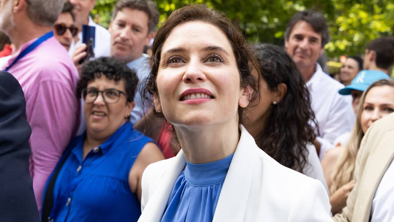 La presidenta de la comunidad madrileña, Isabel Díaz Ayuso, arremetió nuevamente contra la izquierda.