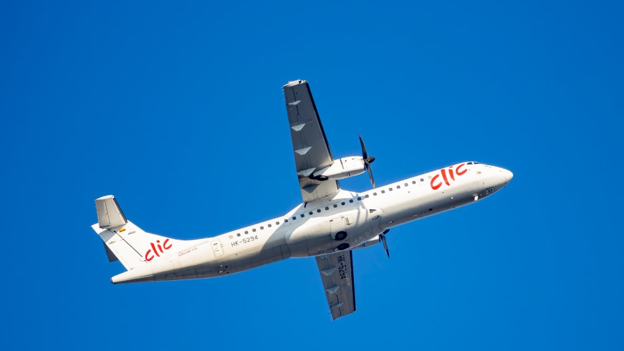 La aeronave pertenecía a la aerolínea Clic Air.