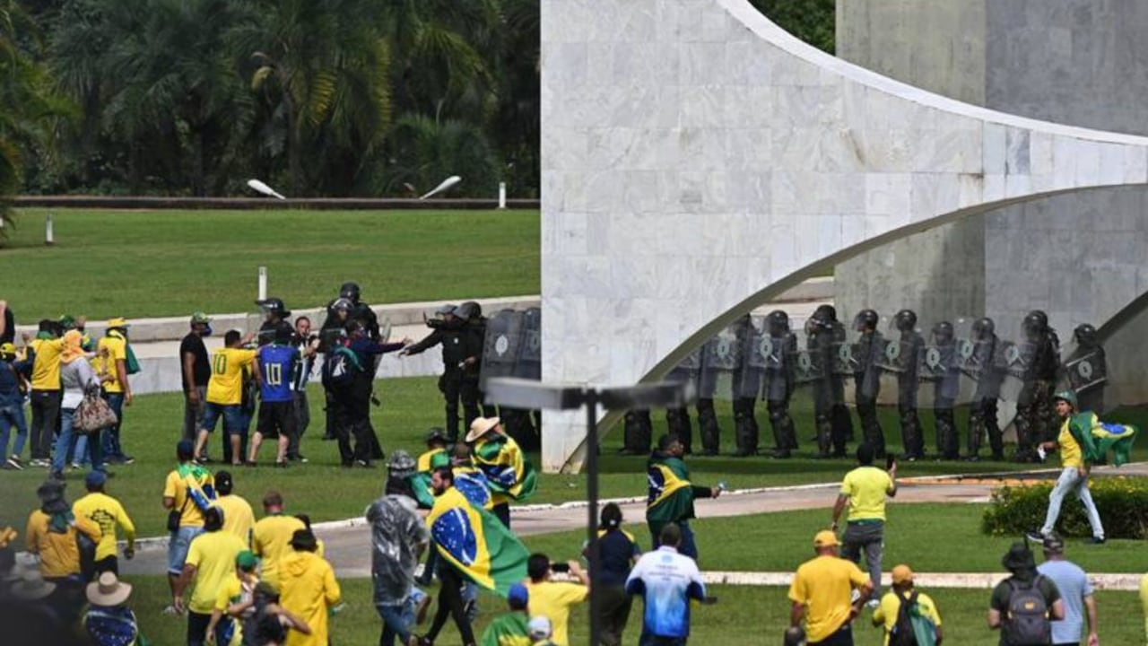 Unas 200 personas han sido capturadas este domingo en Brasil por un ataque al Congreso.