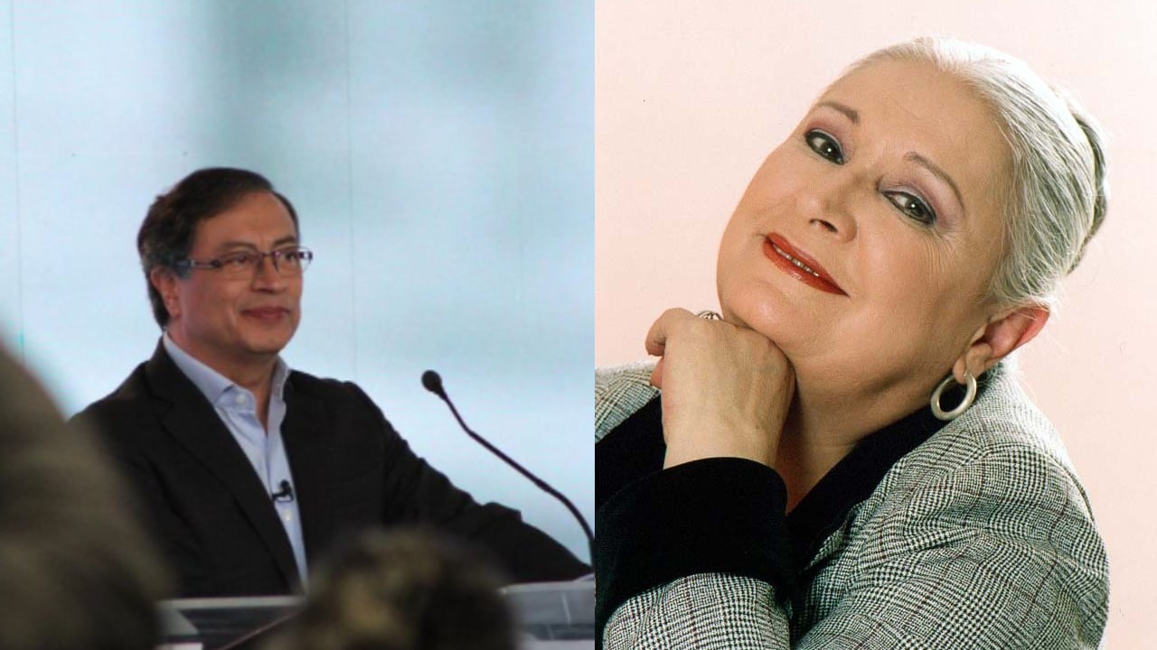 Gustavo Petro hizo un pequeño homenaje a Dora Cadavid.