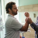 Jake Johnson y Ben Stiller (quien también produce la película) en 'The Dink'.