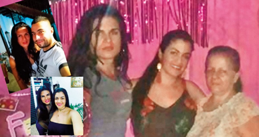 “Eramos almas gemelas, siempre la amé”, cuenta Aura María, la hermana de Juliana, en la foto con la mamá de ambas, Gloria Díaz.  