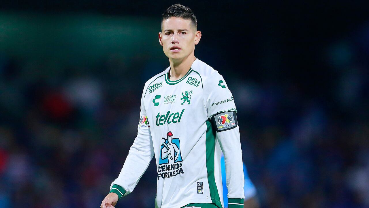 James Rodríguez, colombiano al servicio de Club León.