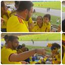 Agmet Escaf y su mal momento en el Estadio Metropolitano de Barranquilla.