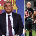 Joan Laporta, presidente del Barcelona, ha empezado a moverse para fichar otras dos estrellas del Manchester City.