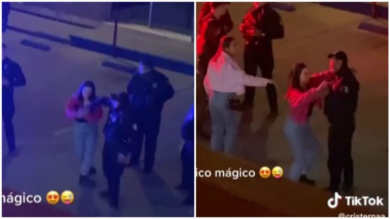 Una intervención policial terminó en baile en México. El episodio tiene cientos de reacciones en TikTok.