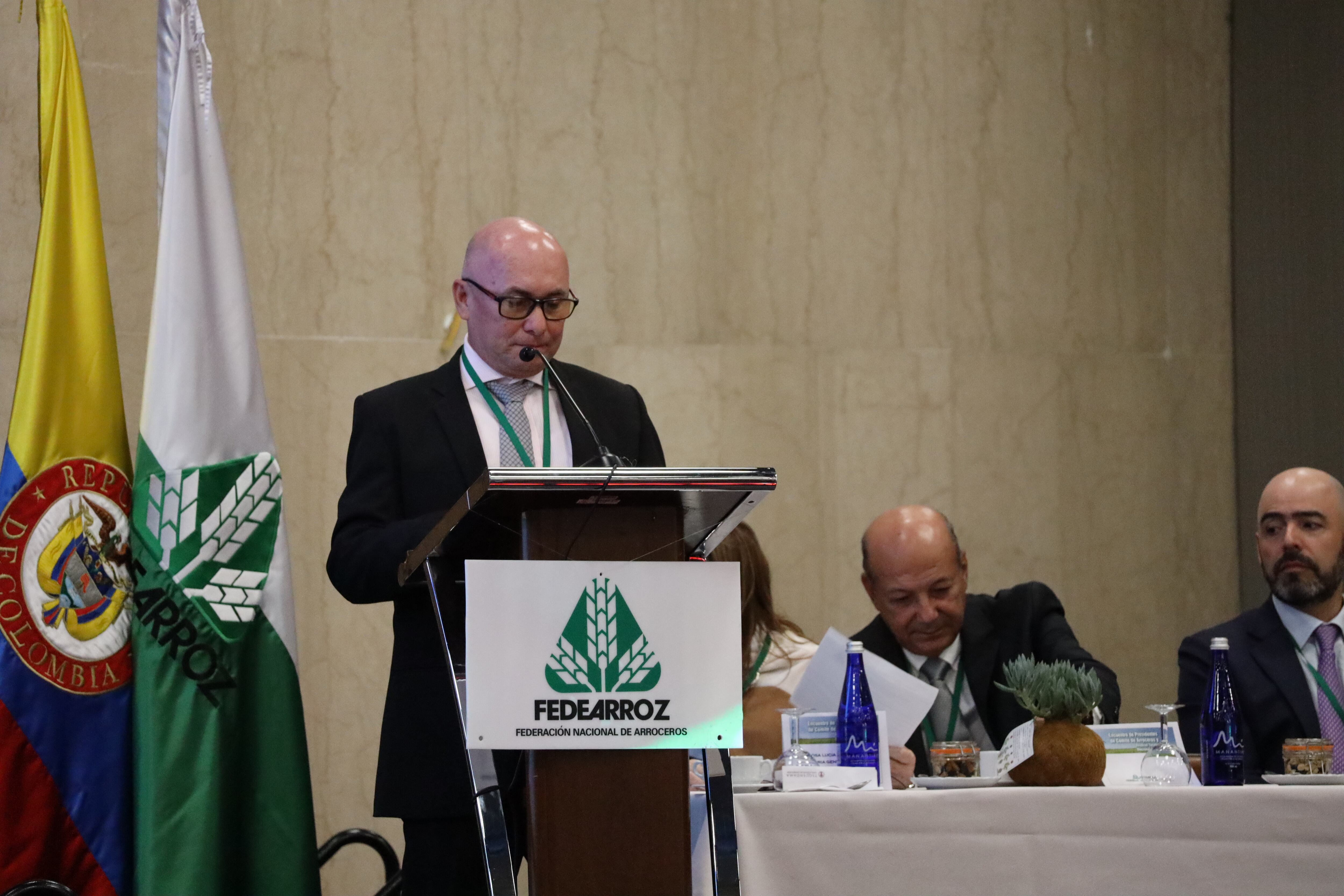 José del Carmen Rey Hernández, presidente de la junta directiva nacional de Fedearroz.