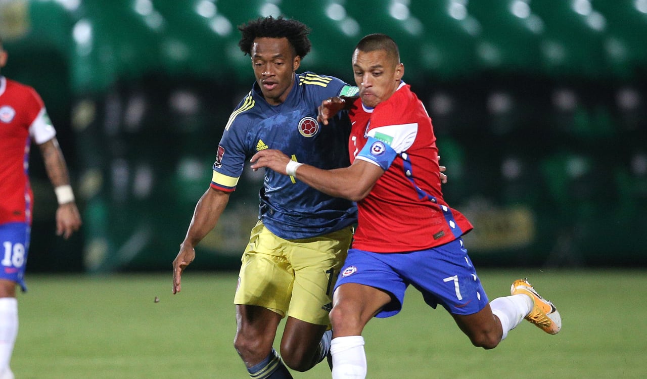 Juan Guillermo Cuadrado, ausente para el duelo en Chile por la eliminatoria al Mundial 2026