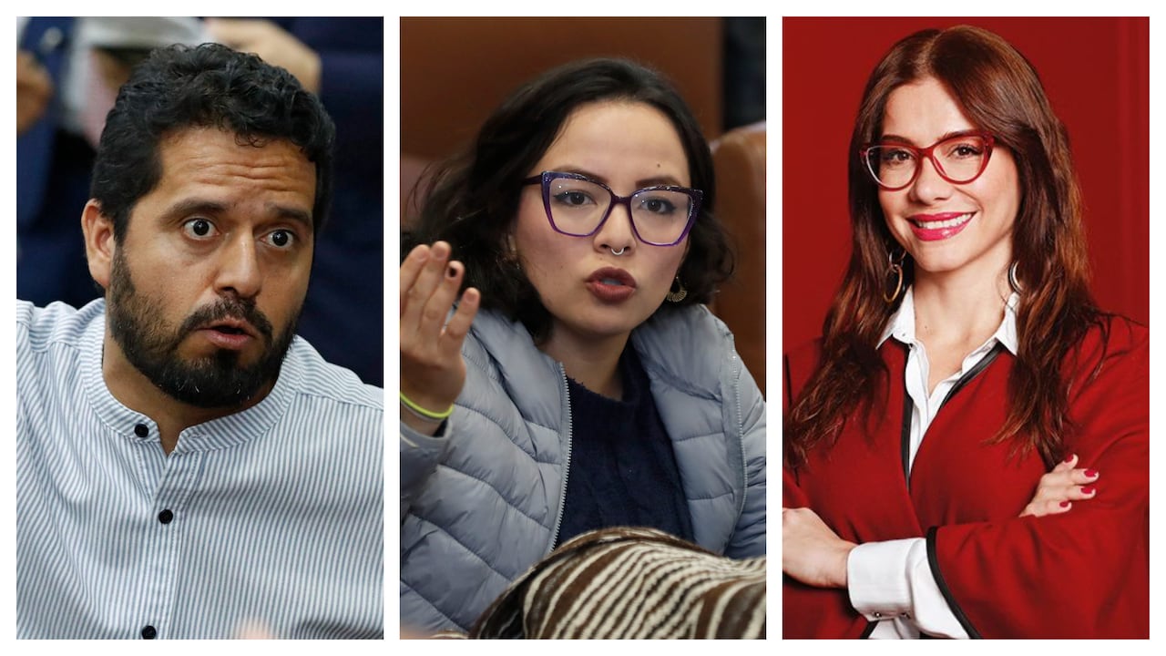 Alfredo Mondragón, Jennifer Pedraza y Catherine Juvinao.