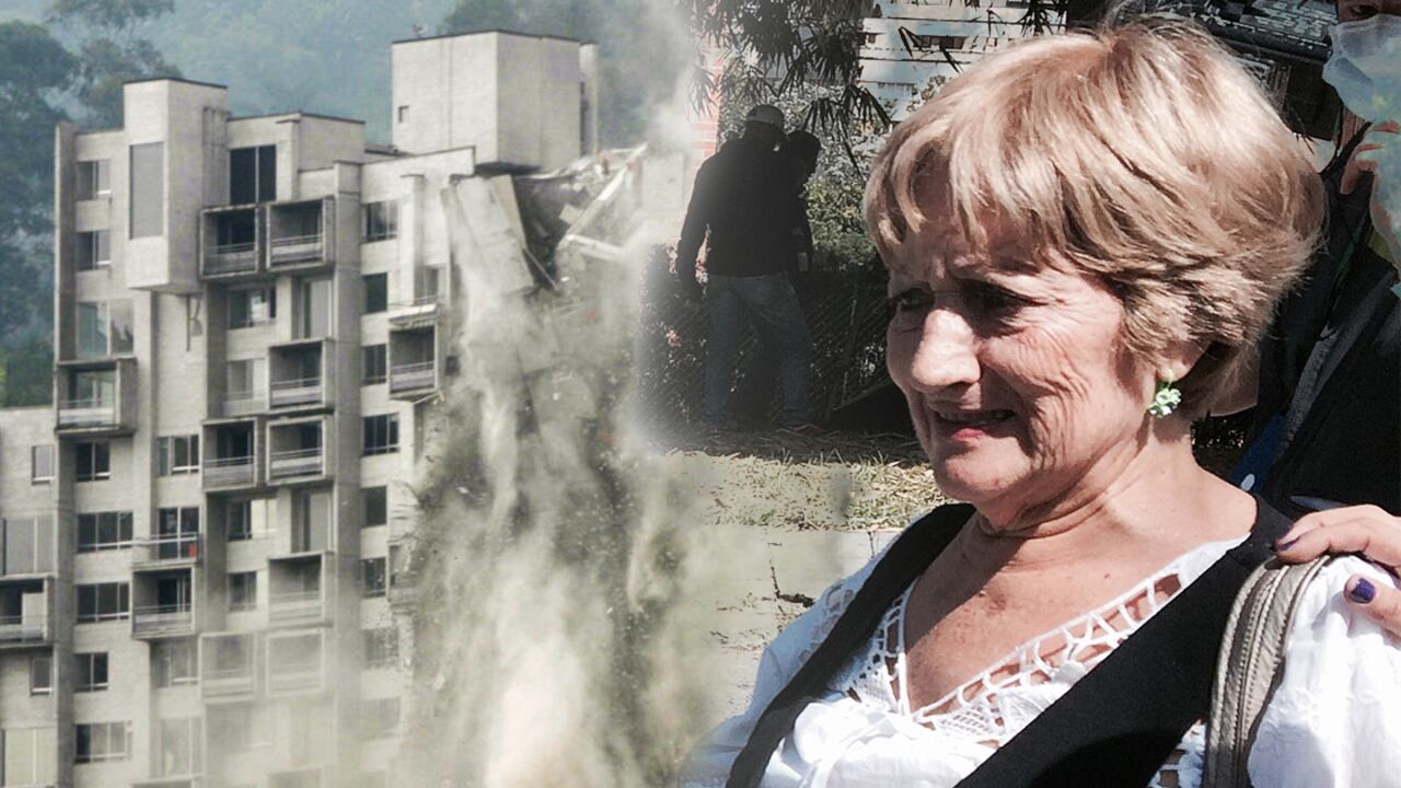 Gloria Bolívar, una de las pocas damnificadas de CDO presenció la implosión de la estructura.