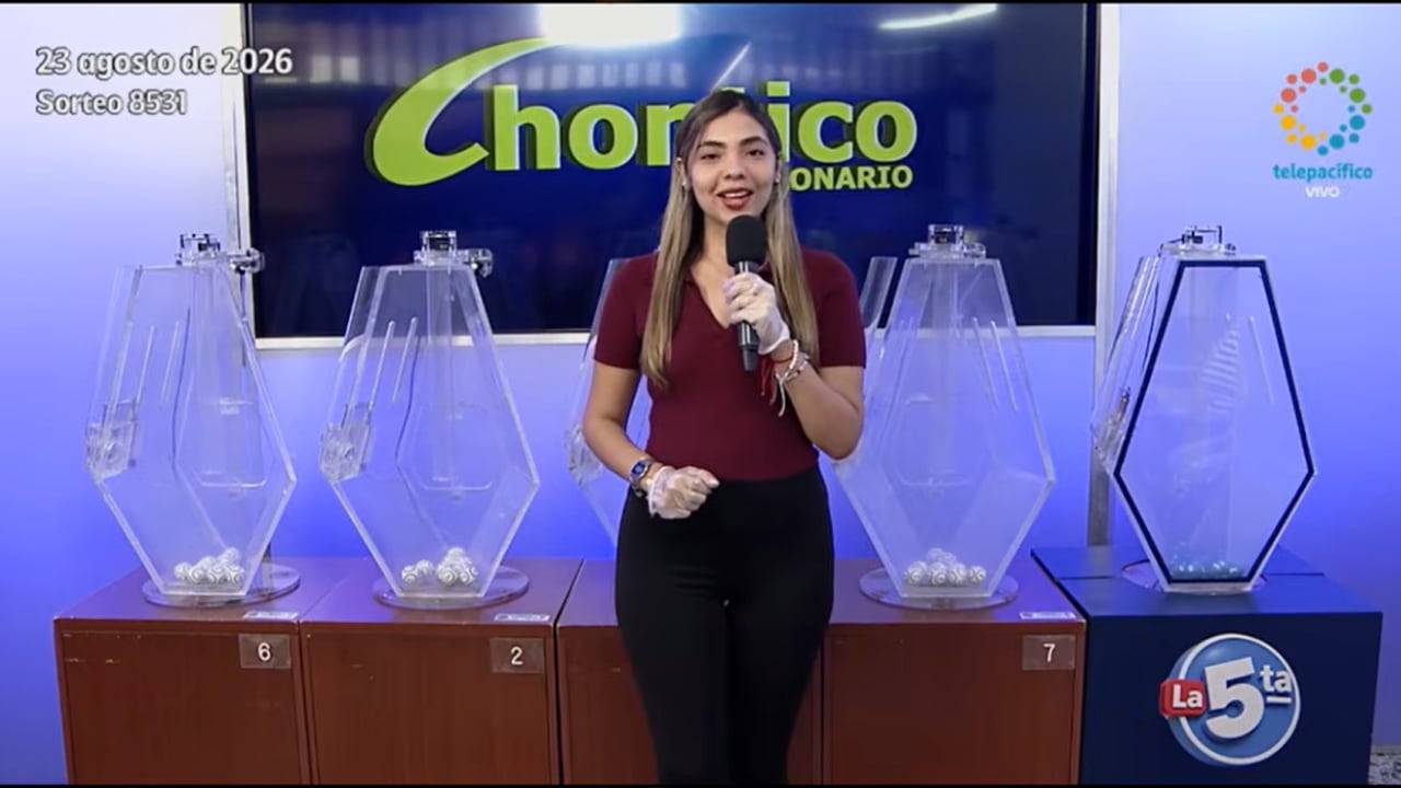 Sorteo del Chontico Día y Noche de este 23 de agosto del 2026