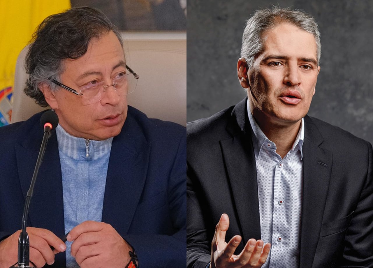 Gustavo Petro y Andrés Julián Rendón.