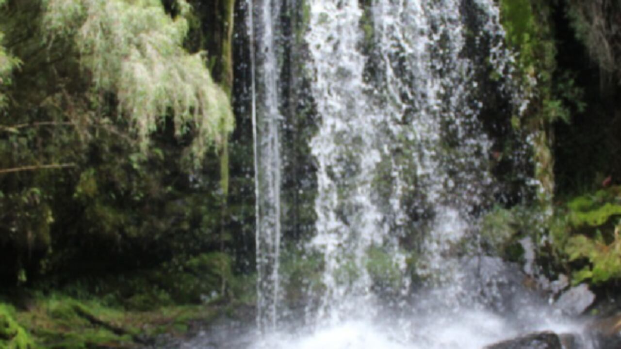 Cascada La Nutria en Tutazá, Boyacá.