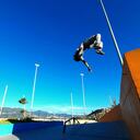 La muestra de parkour y BMX hace parte del show central en la visita al barrio Paraíso.