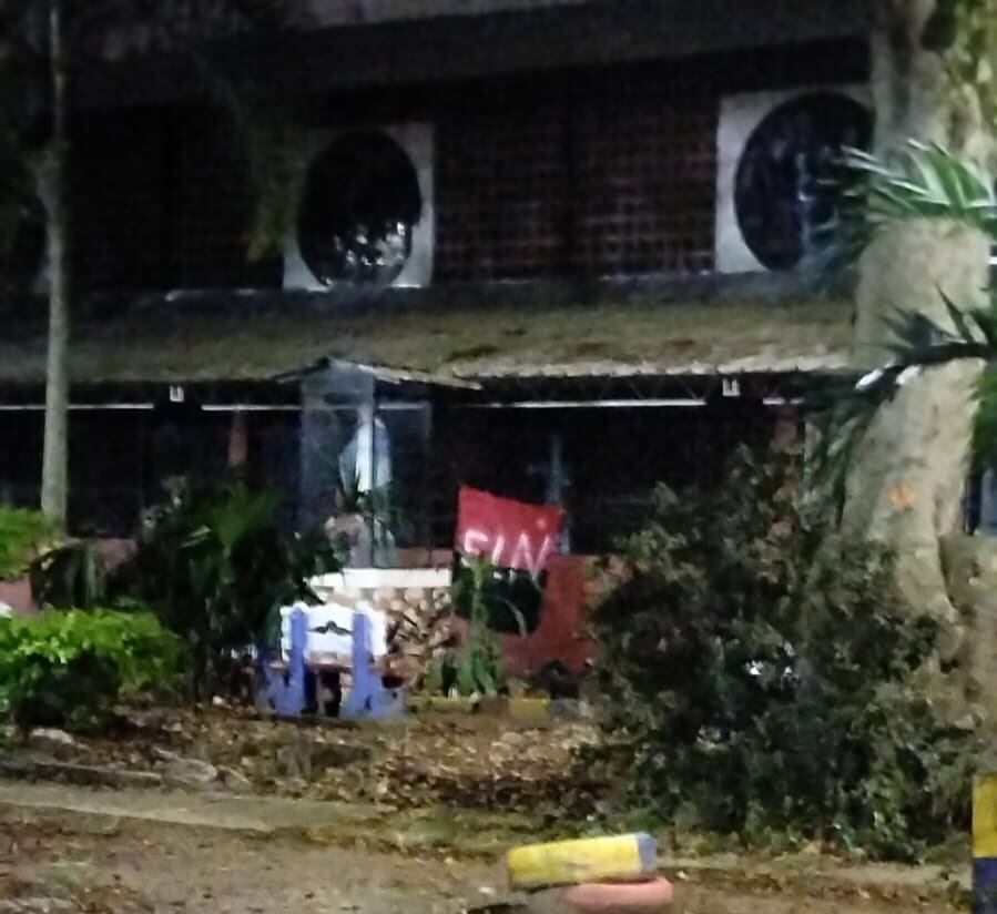 Banderas del ELN en Cali