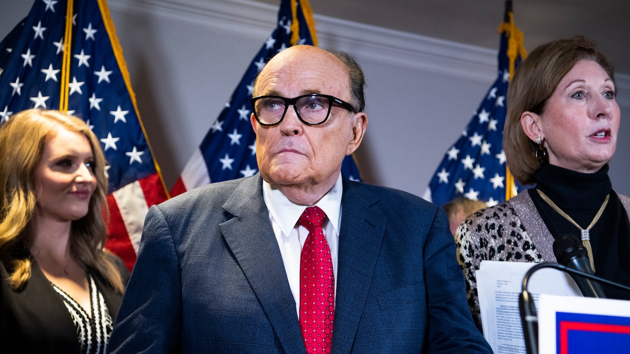 Rudy Giuliani, abogado personal de Donald Trump.
