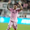 El argentino Lionel Messi, del Inter Miami, en la Leagues Cup.