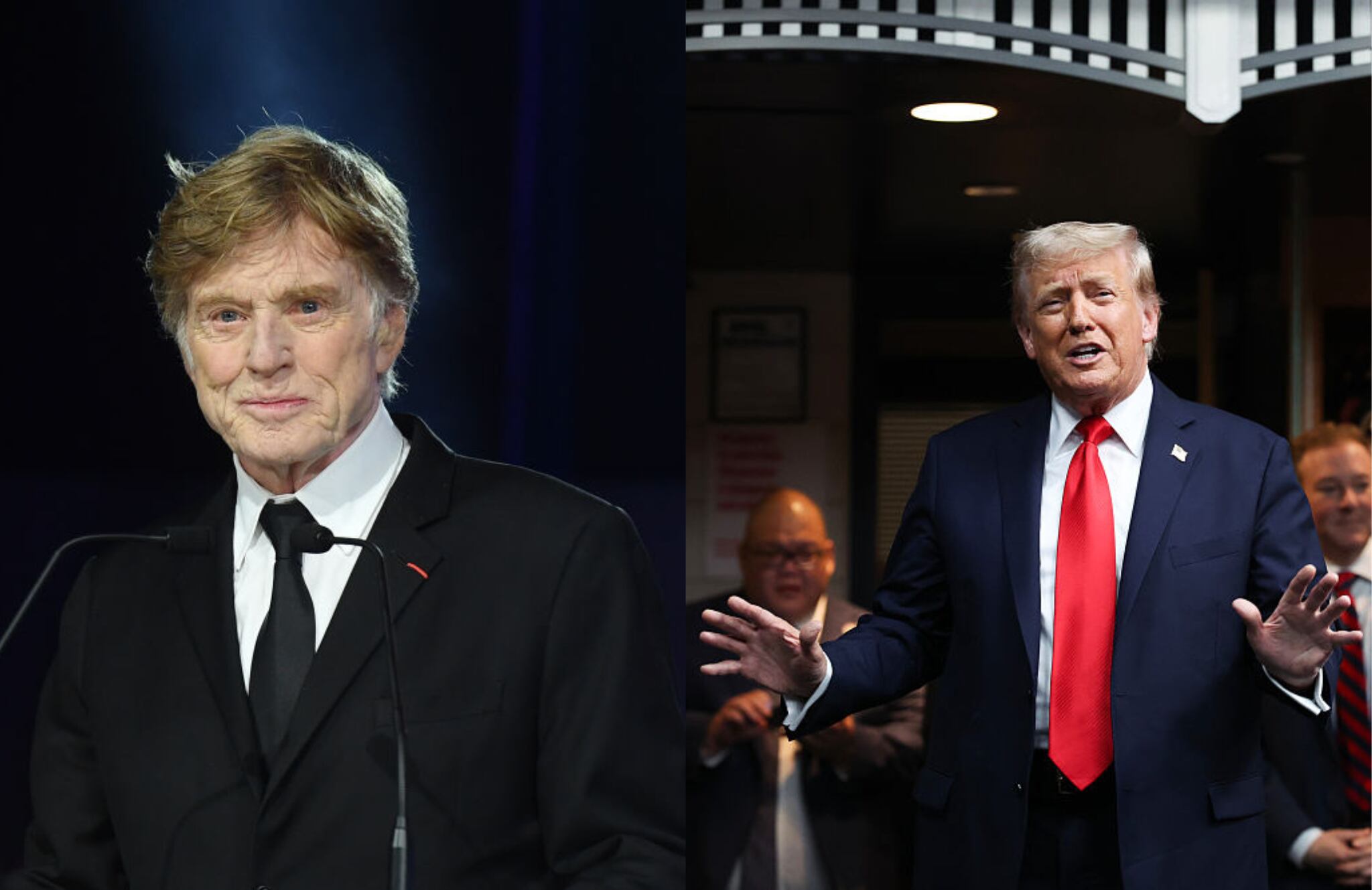 Donald Trump lamentó la muerte de Robert Redford