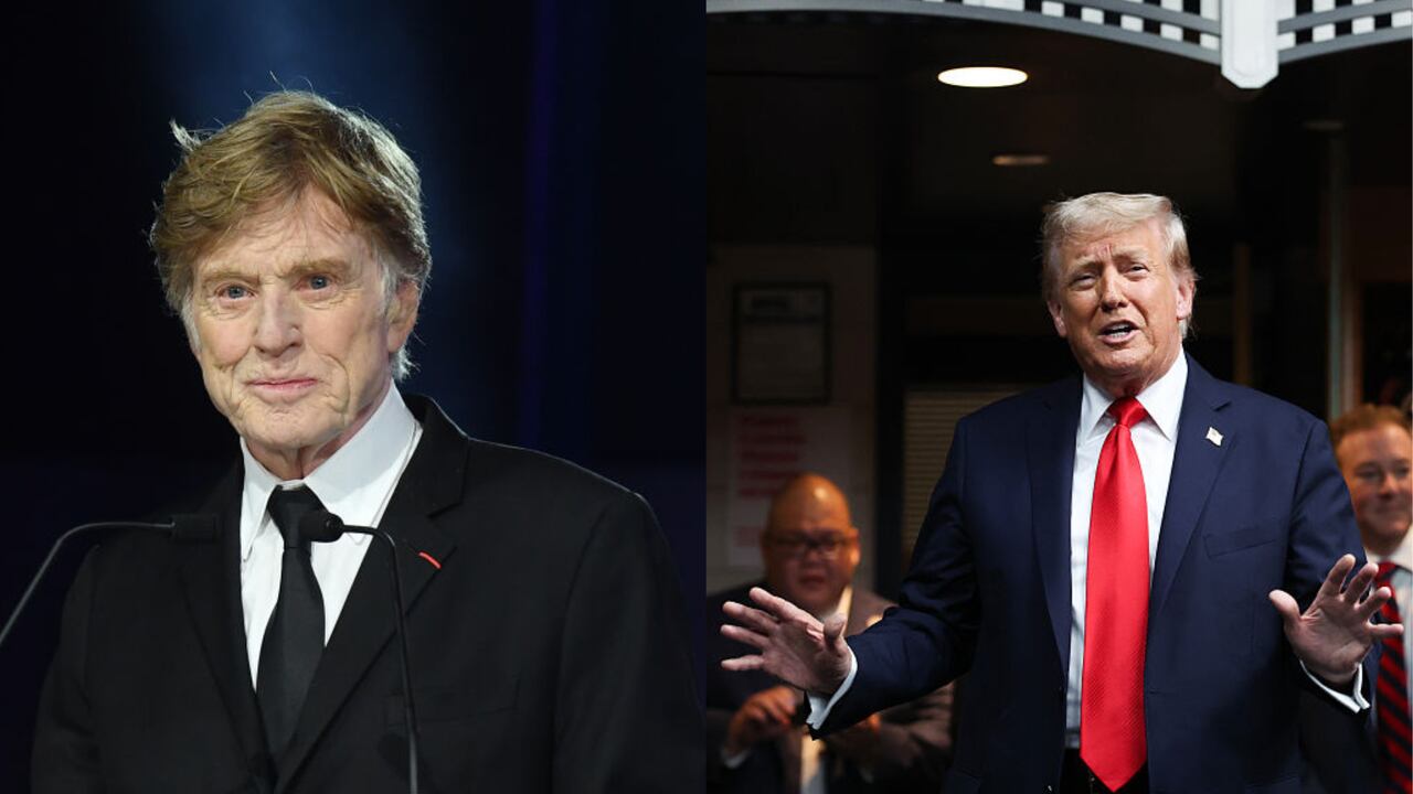 Donald Trump lamentó la muerte de Robert Redford