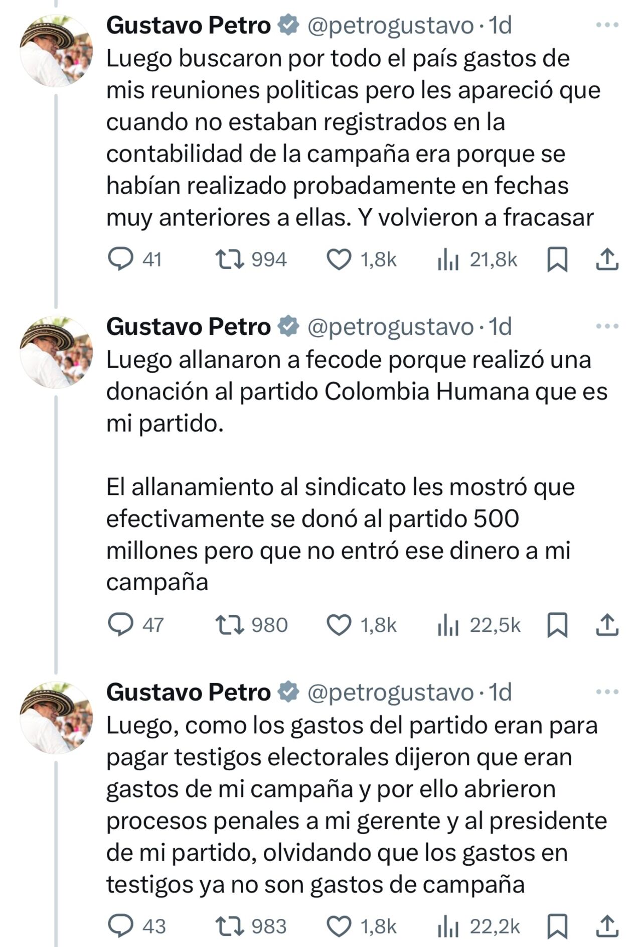 Trinos presidente Petro