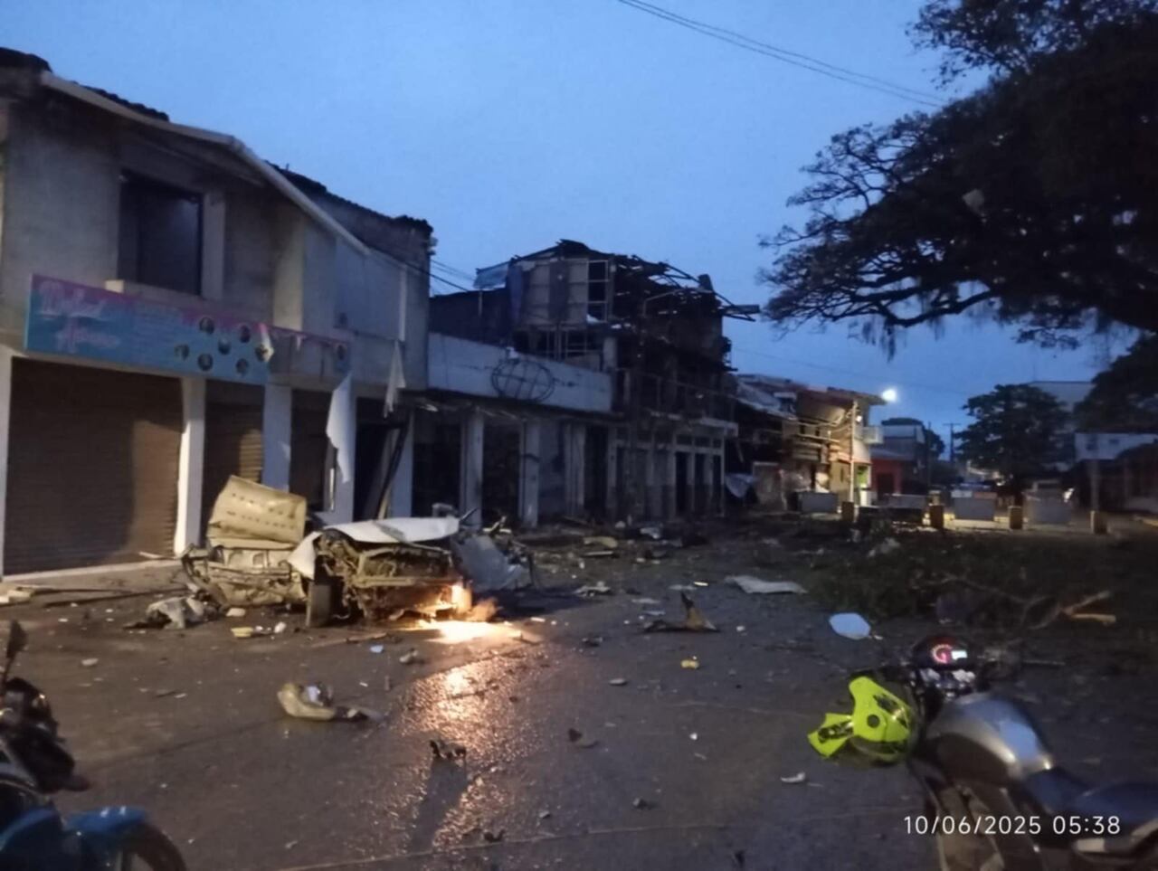 Carrombomba en Corinto, Cauca