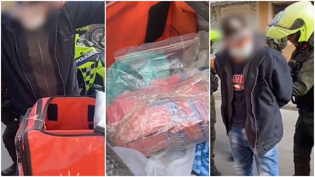 Hombre se hacía pasar por domiciliario para repartir ‘tussi’ en el occidente de Bogotá.