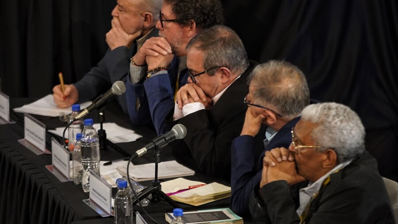 Los siete excomandantes del Secretariado de las Farc fueron sancionados por la JEP por el delito de secuestro.